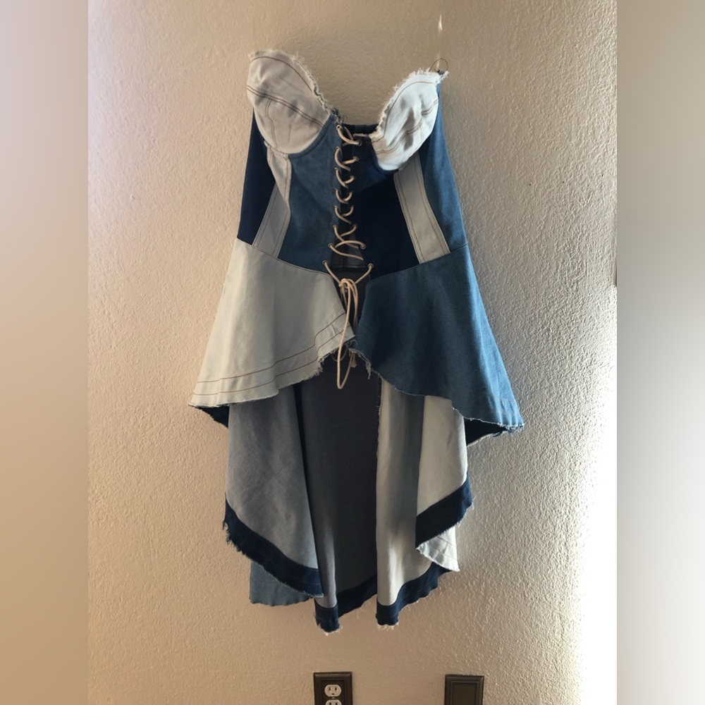 CUTE AND SEXY DENIM TOP SIZE: X LARGE
